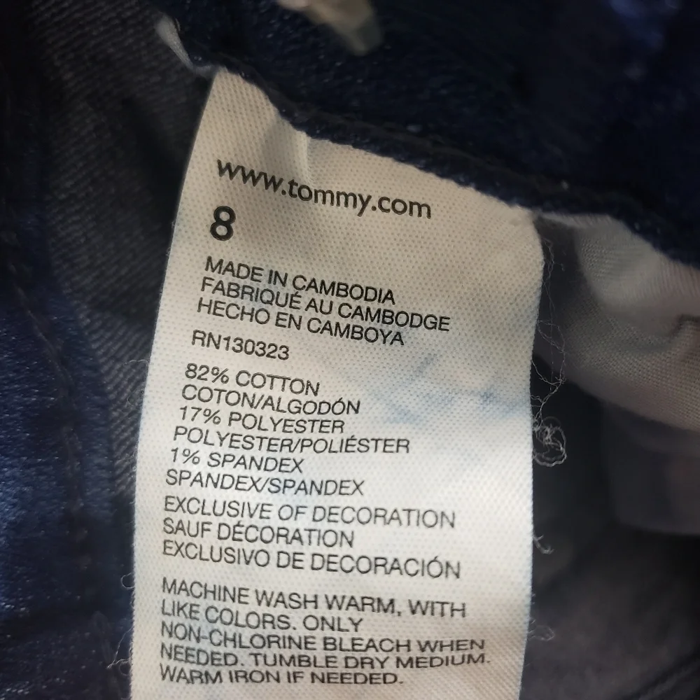 TOMMY HILFIGER Adjustable Skinny Jeans Size 8